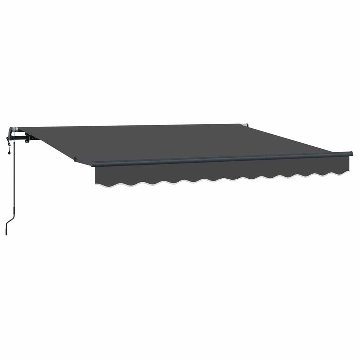 Utrækkelig Markise Antracit 300 x 200 cm Stof