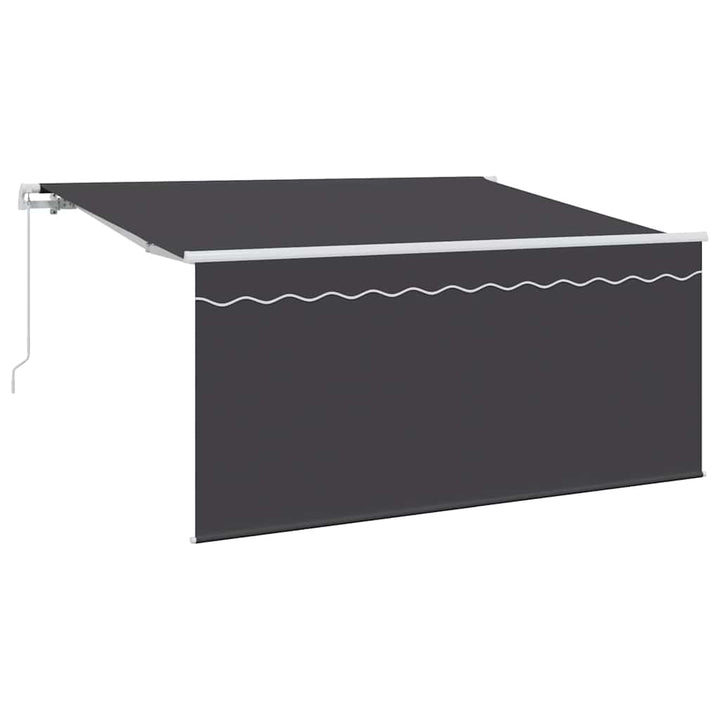 Utrækkelig Markise Antracit 300 x 200 cm Stof