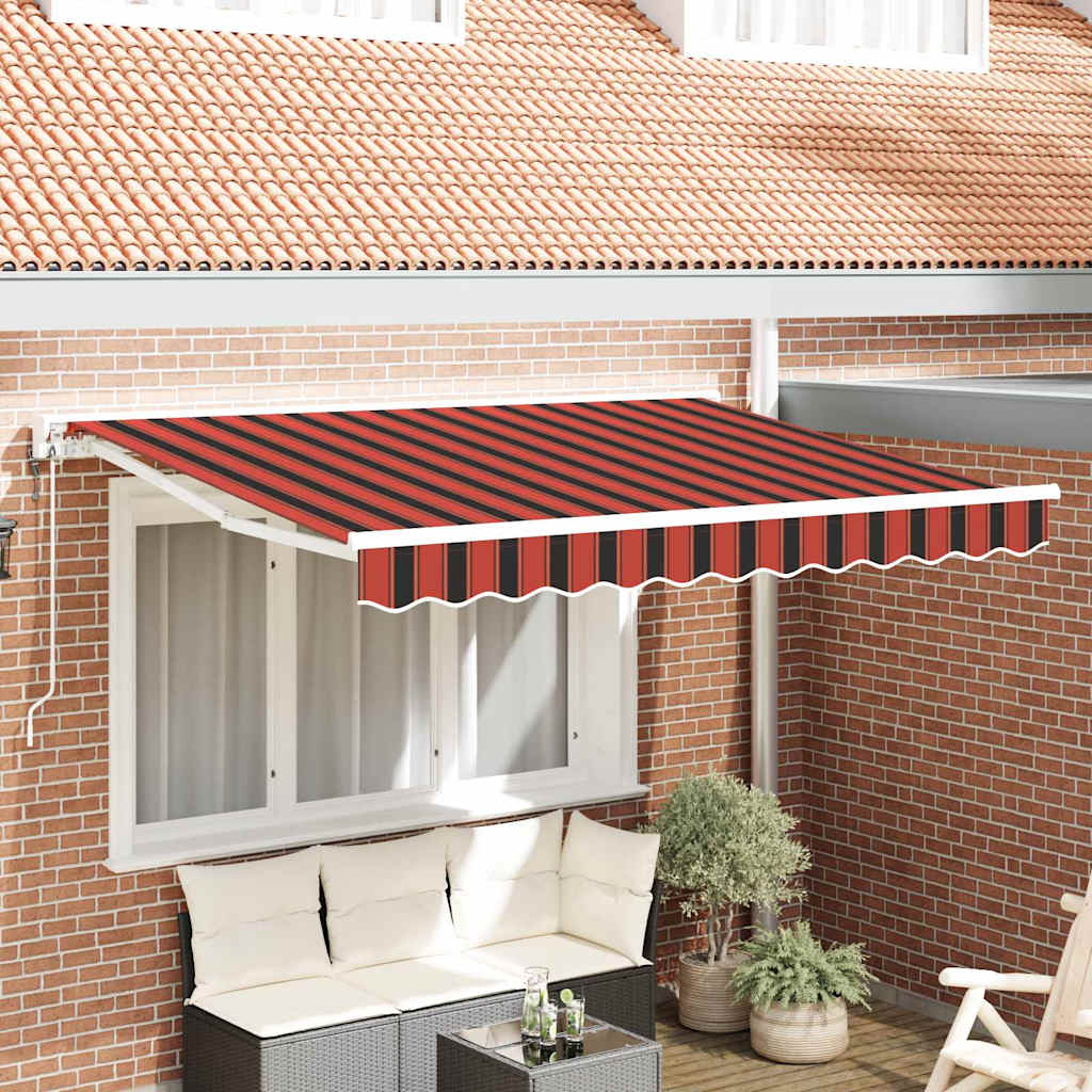 Markiseramme Orange og Sort 300 x 200 cm