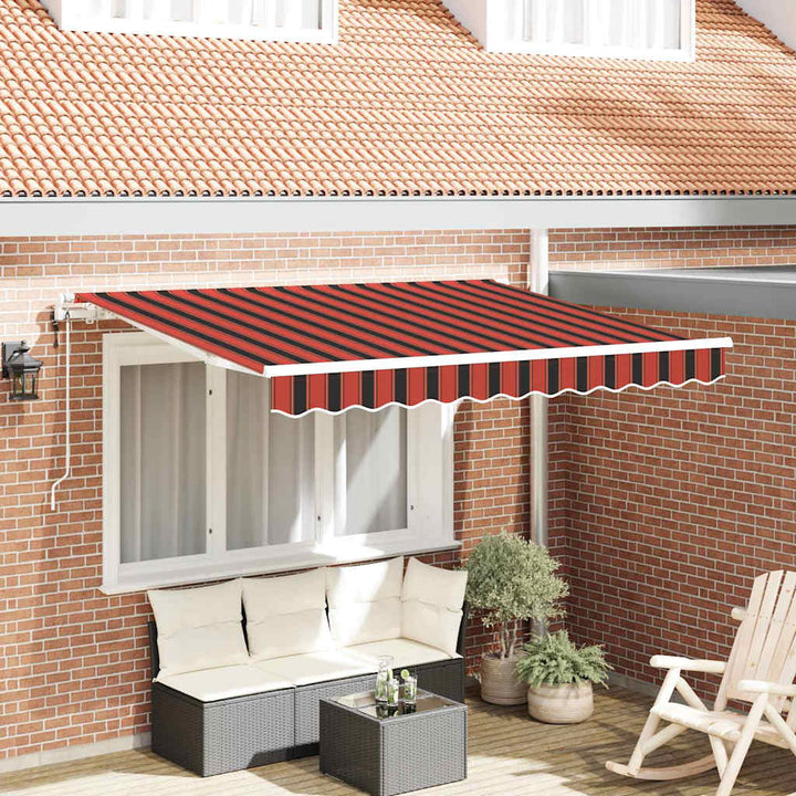 Utrækkelig Markise Orange 300 x 200 cm Stof