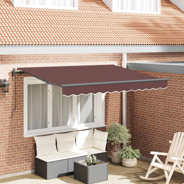 Utrækkelig Markise Brun 300 x 200 cm Stof