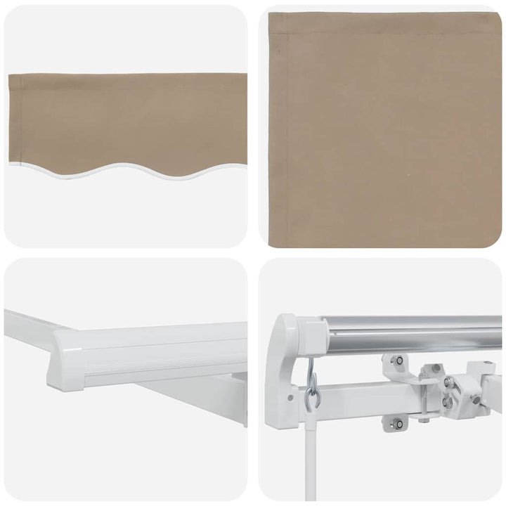 Utrækkelig Markise Beige 300 x 200 cm Stof
