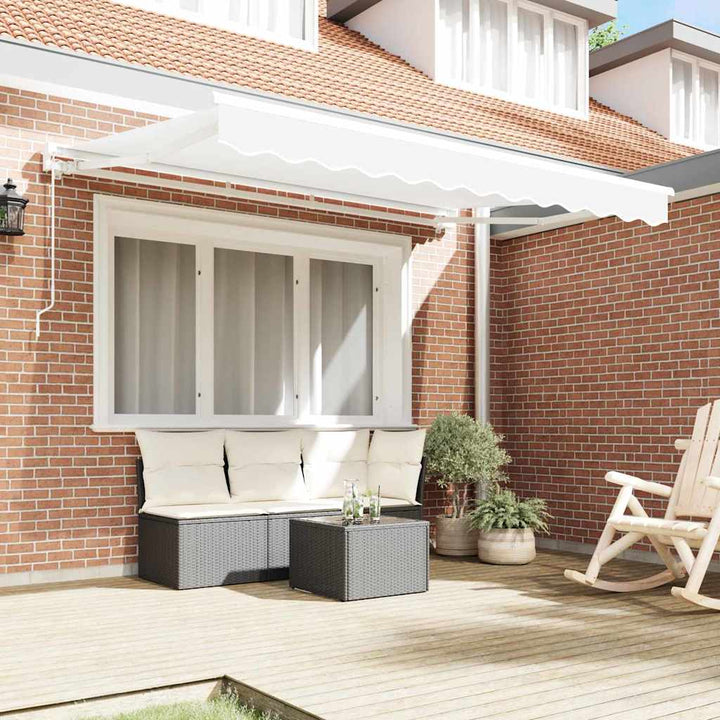 Markiseramme Hvid 300 x 200 cm Polyester med PU belægning
