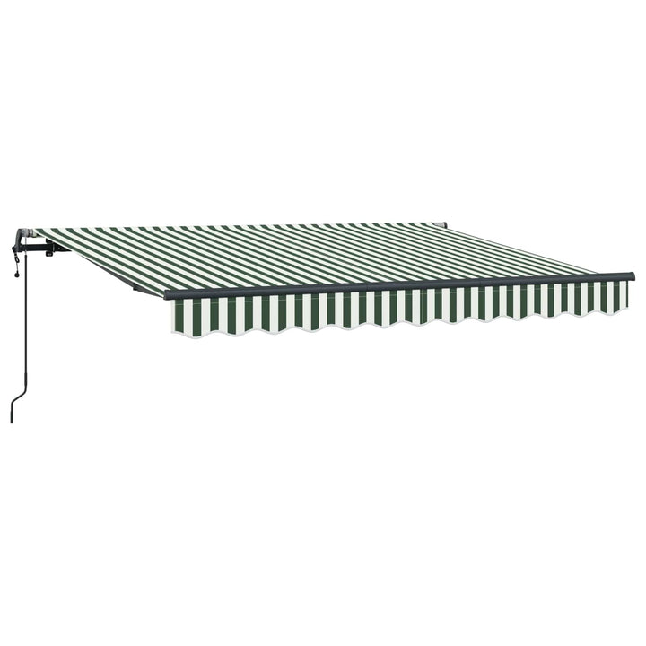 Utrækkelig Markise Grøn 300 x 200 cm Stof