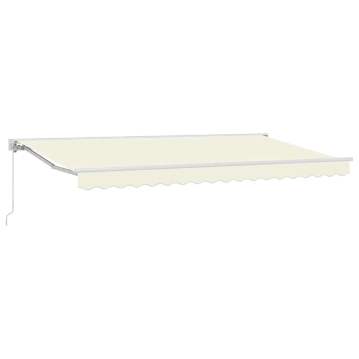 Markiseramme Creme 350 x 200 cm Polyester med PU belægning