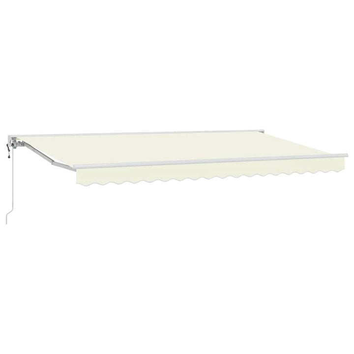 Markiseramme Creme 350 x 200 cm Polyester med PU belægning