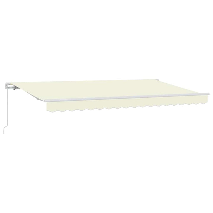 Utrækkelig Markise Creme 350 x 200 cm Stof