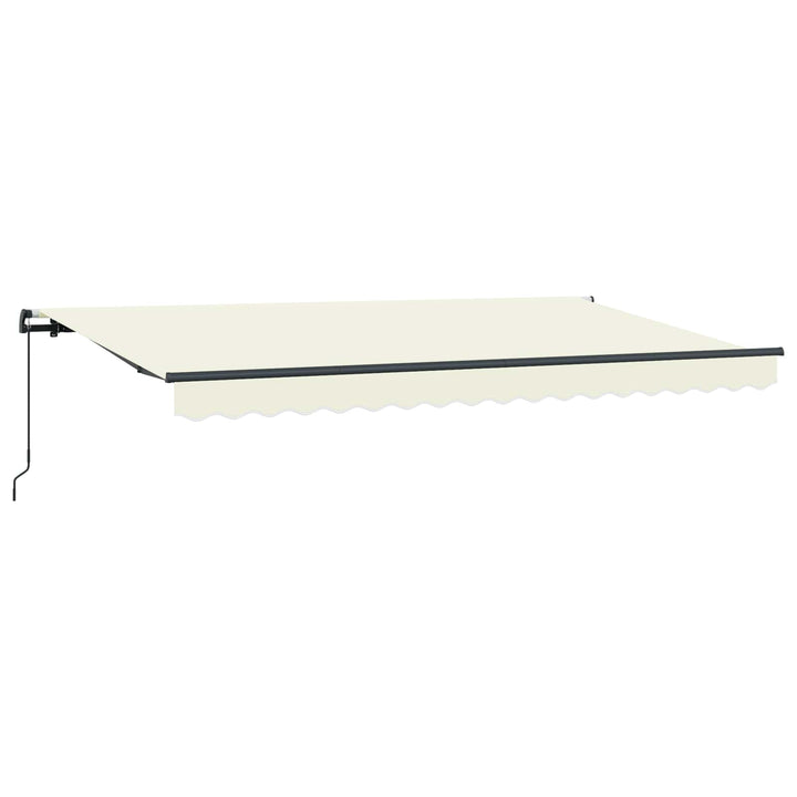 Utrækkelig Markise Creme 350 x 200 cm Stof