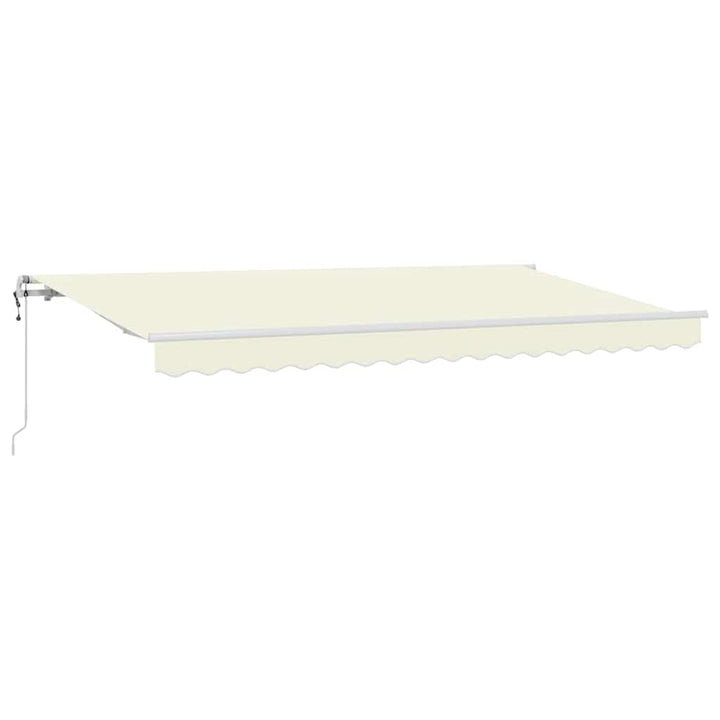Utrækkelig Markise Creme 350 x 200 cm Stof