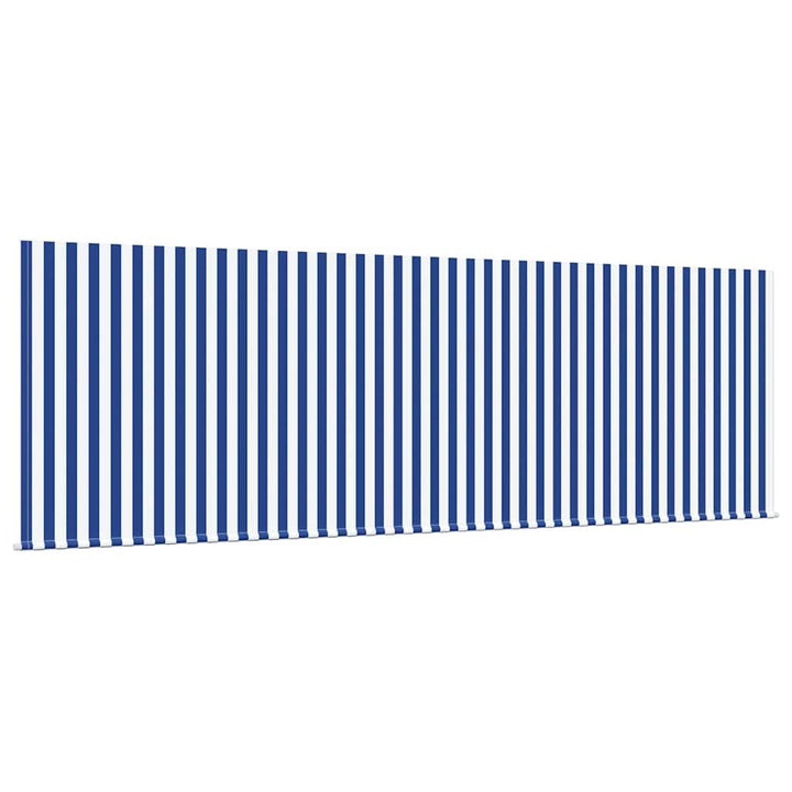 Utrækkelig Markise Stribet Blå 350 x 200 cm Stof