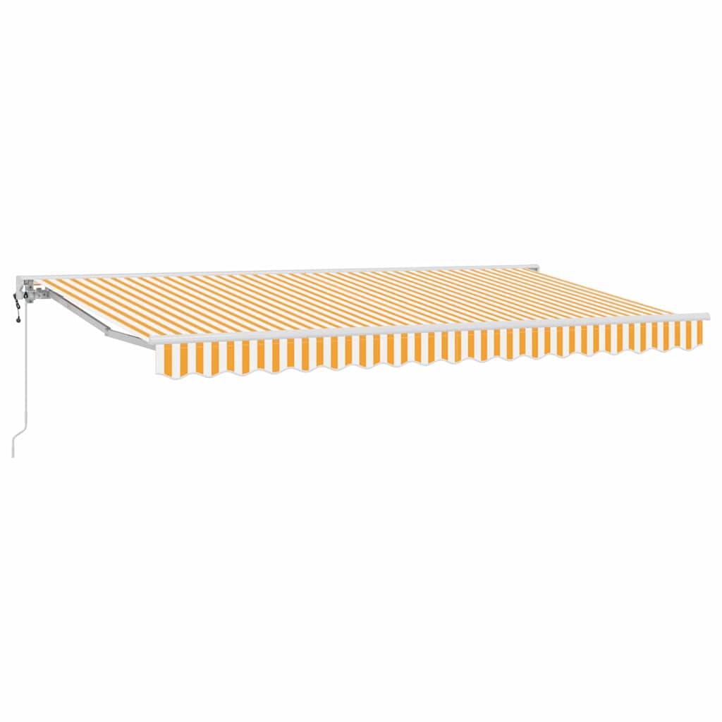 Markiseramme Gul og Hvid 350 x 200 cm