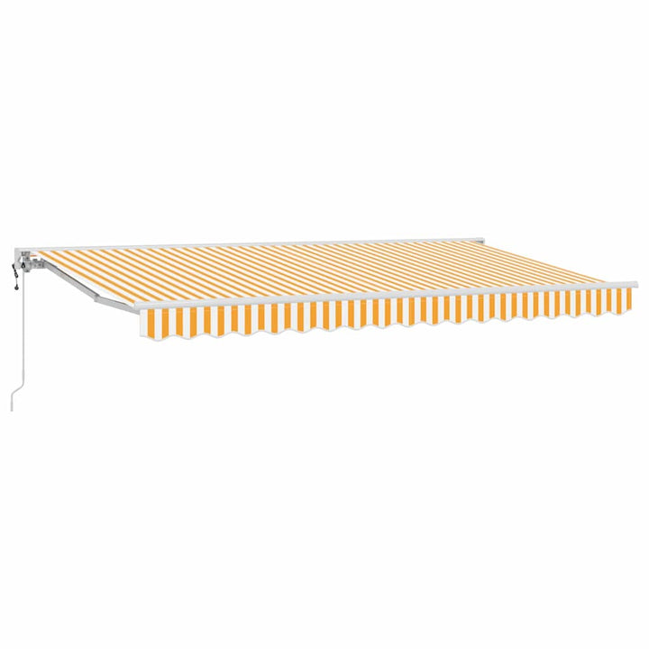 Markiseramme Gul og Hvid 350 x 200 cm