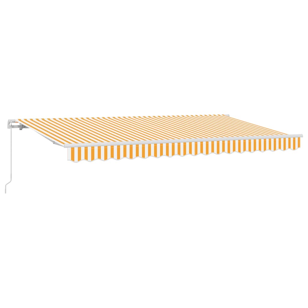 Utrækkelig Markise Gul 350 x 200 cm Stof