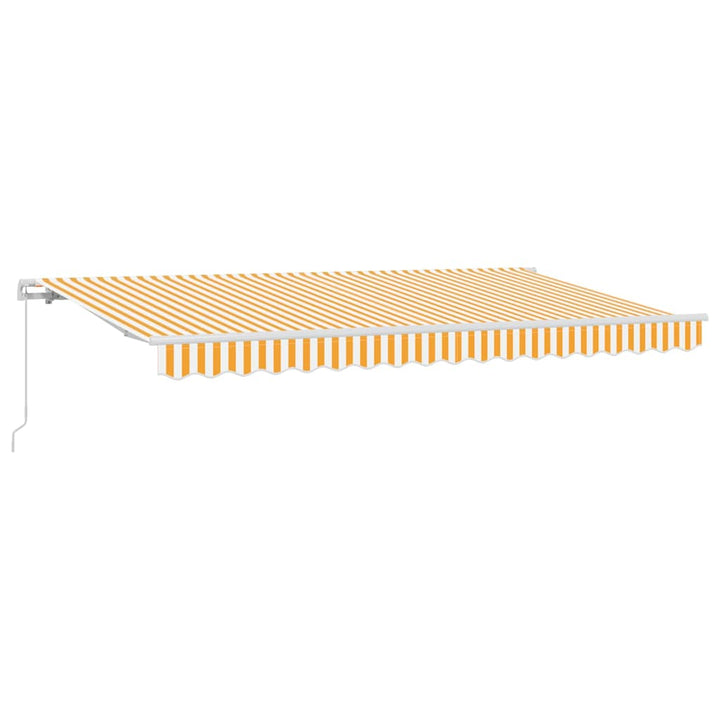 Utrækkelig Markise Gul 350 x 200 cm Stof