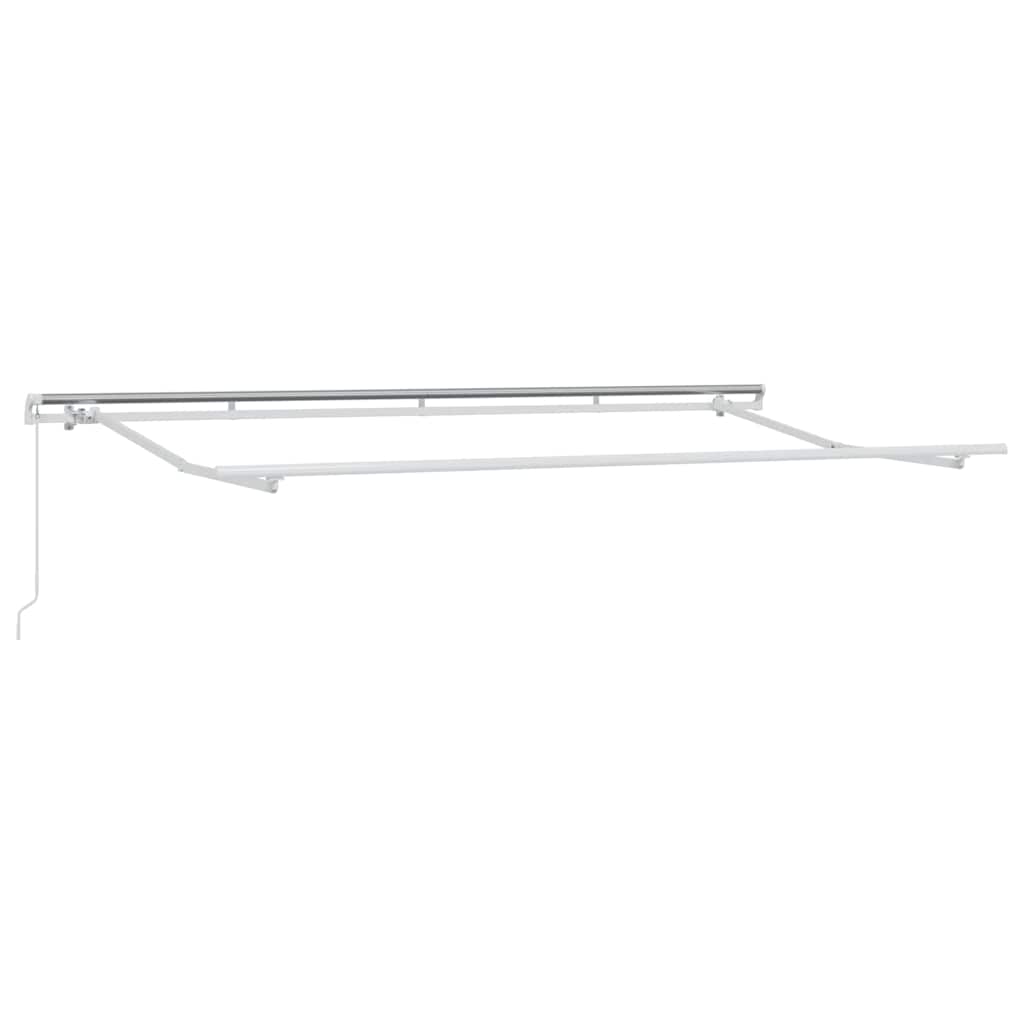 Utrækkelig Markise Gul 350 x 200 cm Stof