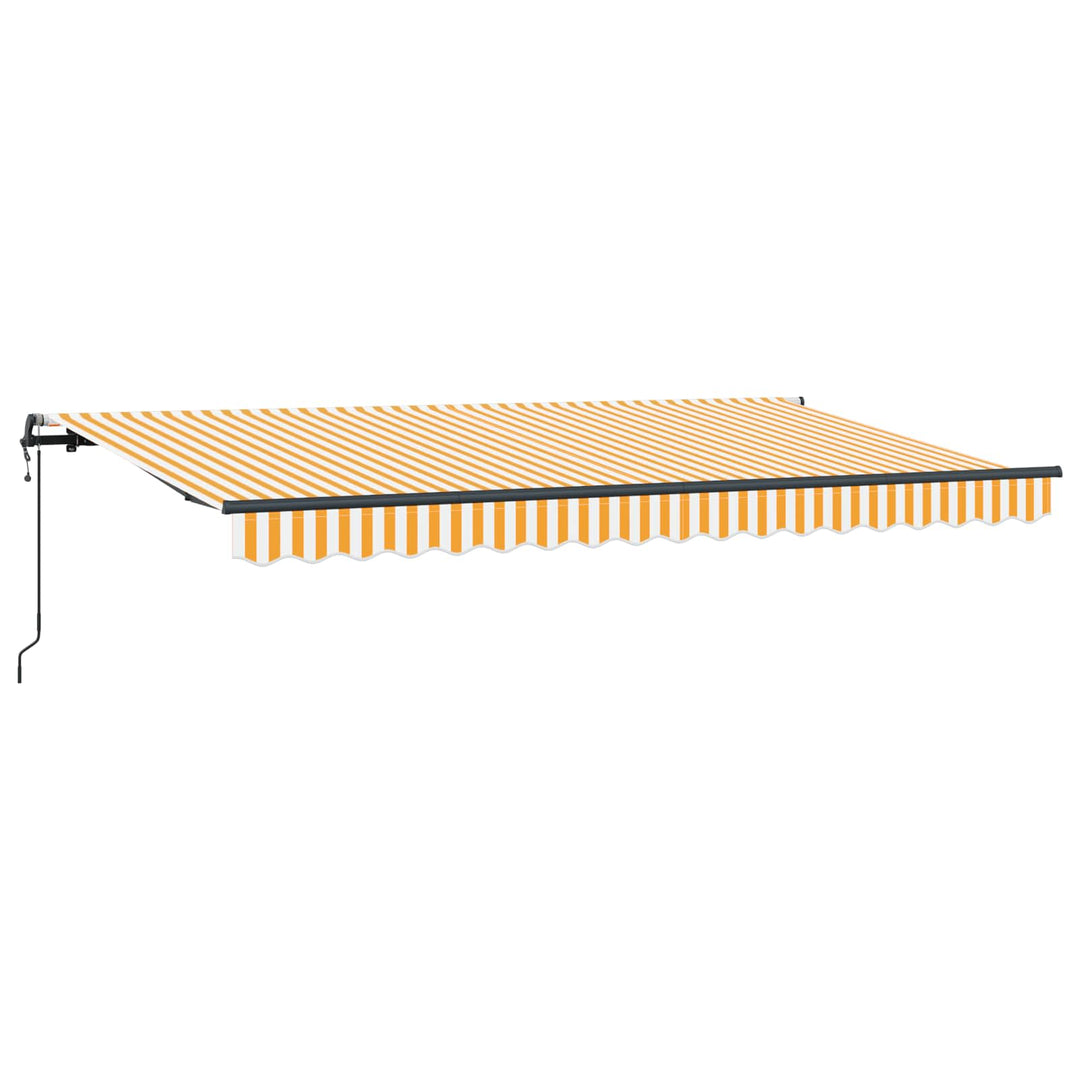 Utrækkelig Markise Gul 350 x 200 cm Stof