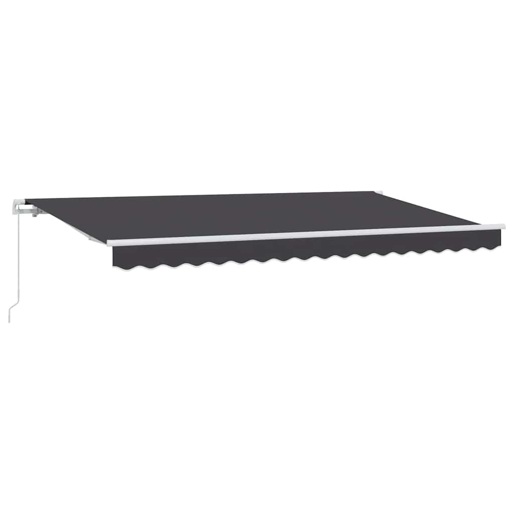 Utrækkelig Markise Antracit 350 x 200 cm Stof