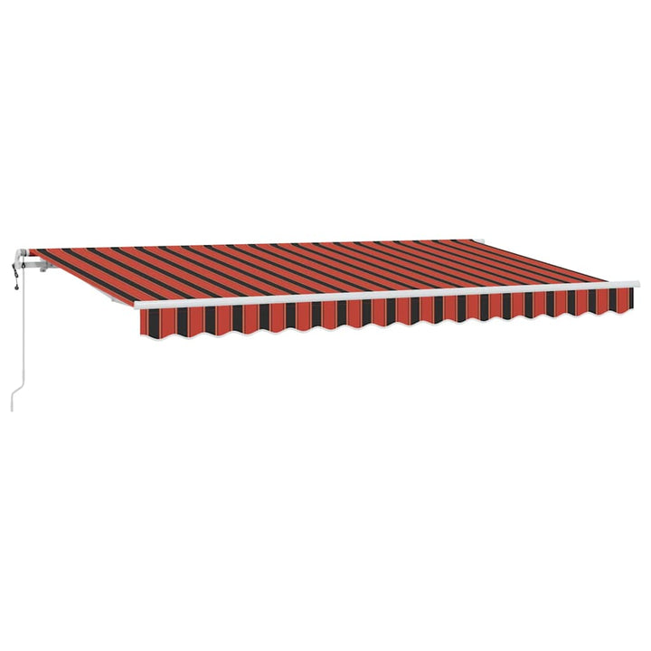 Utrækkelig Markise Orange 350 x 200 cm Stof