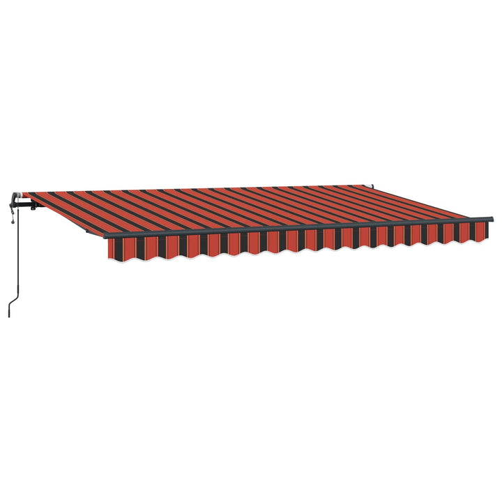 Utrækkelig Markise Orange 350 x 200 cm Stof