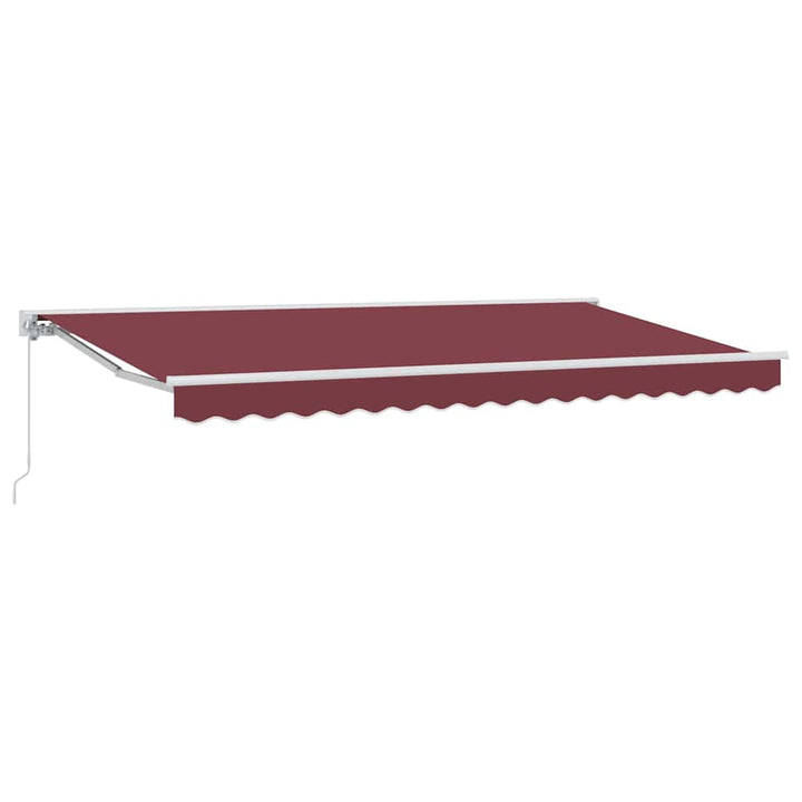 Markiseramme Bordeaux 350 x 200 cm Polyester med PU belægning