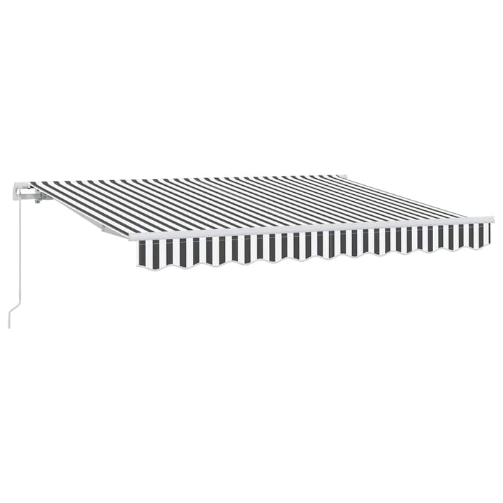 Utrækkelig Markise Antracit 350 x 200 cm Stof