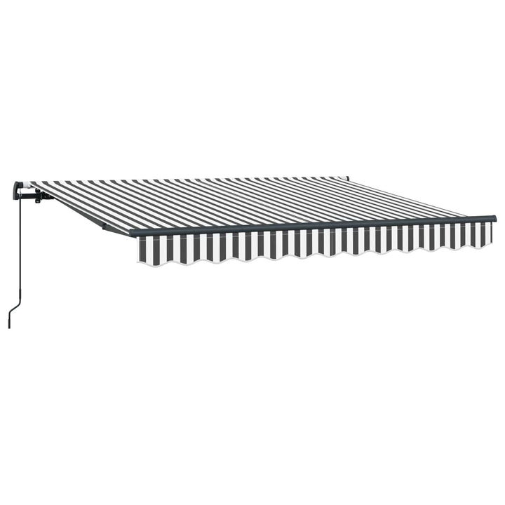 Utrækkelig Markise Antracit 350 x 200 cm Stof