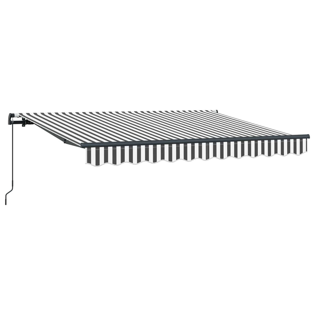 Utrækkelig Markise Antracit 350 x 200 cm Stof