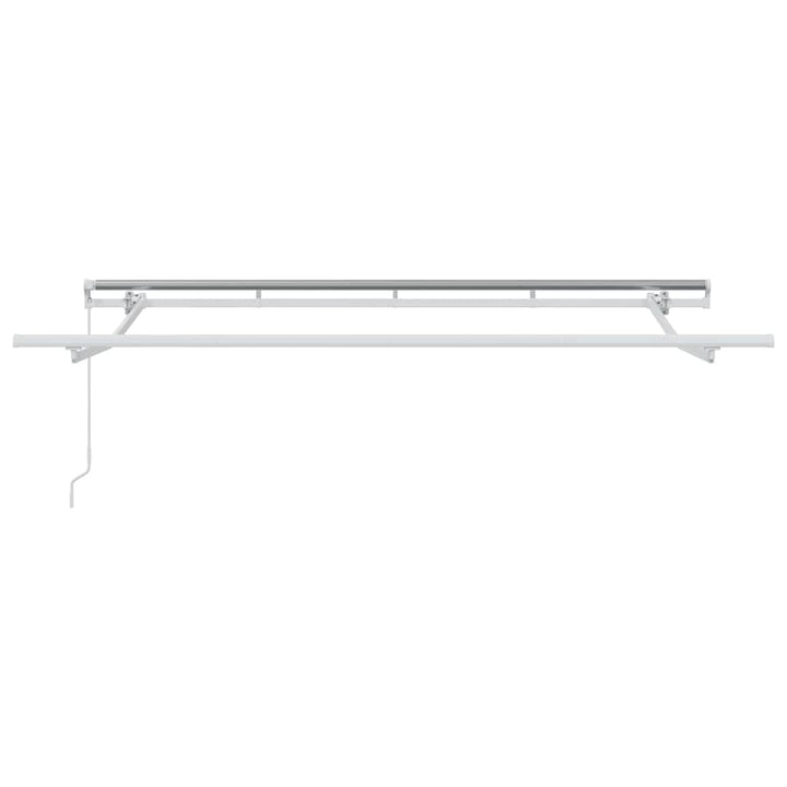 Utrækkelig Markise Gul 350 x 200 cm Stof