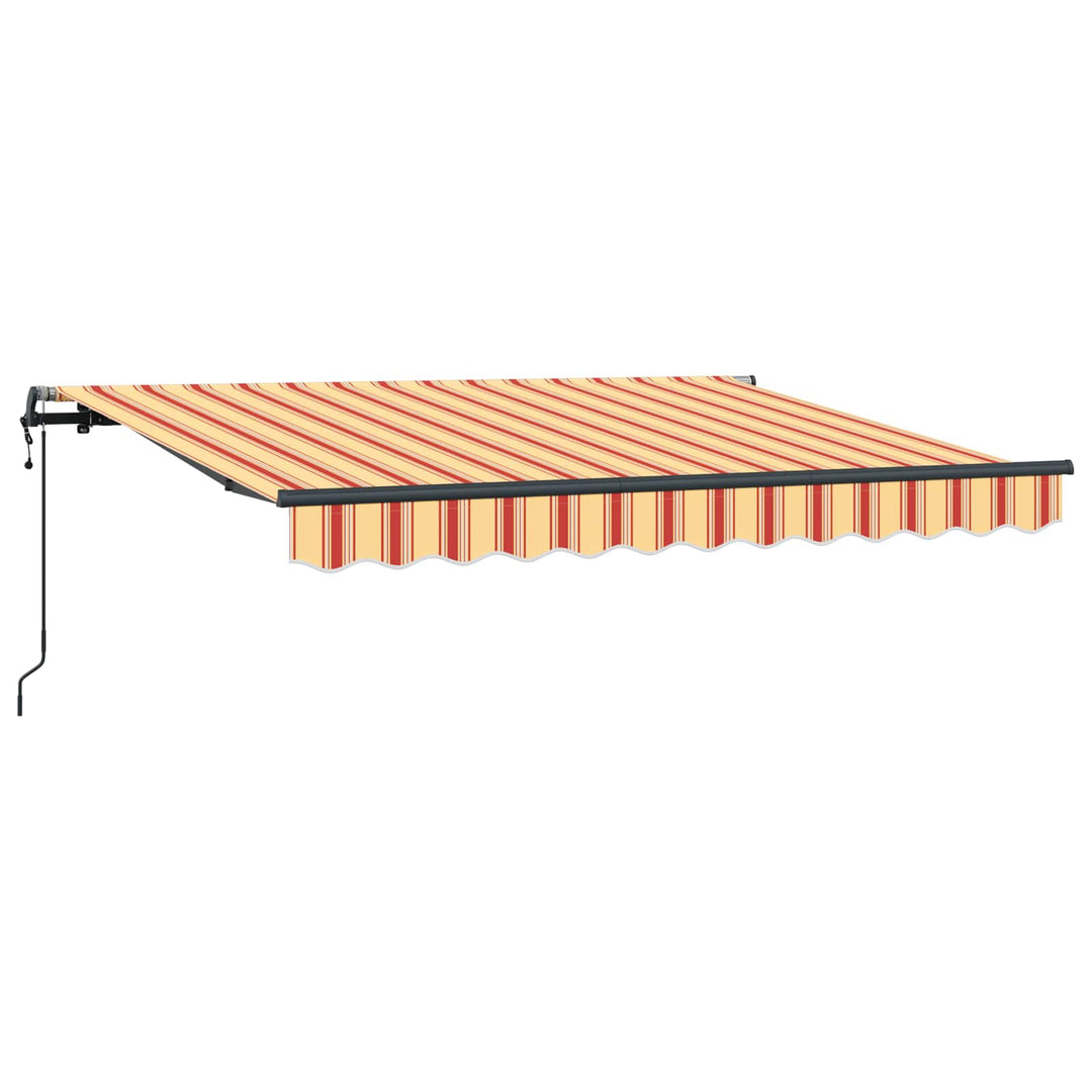 Utrækkelig Markise Gul 350 x 200 cm Stof
