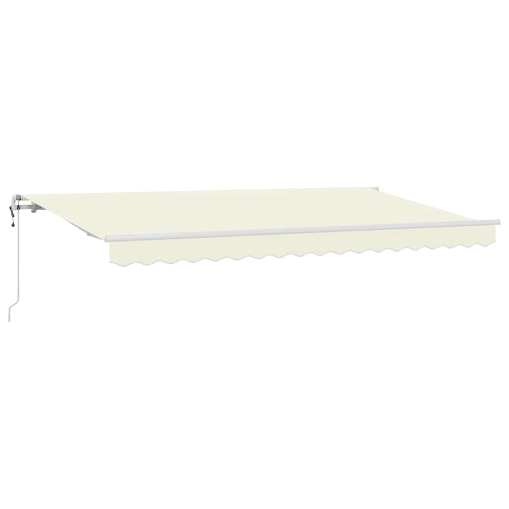 Utrækkelig Markise Creme 400 x 200 cm Stof