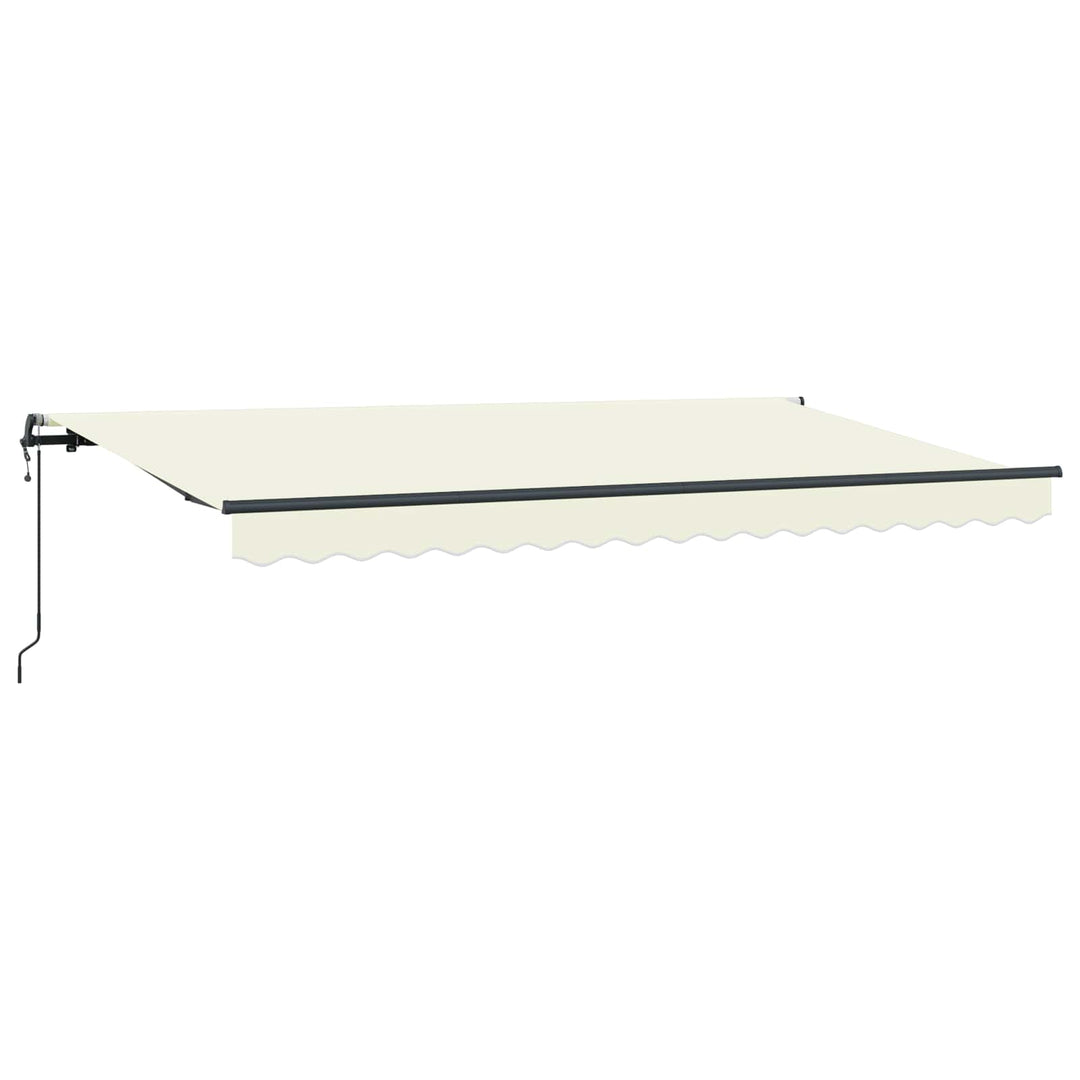 Utrækkelig Markise Creme 400 x 200 cm Stof