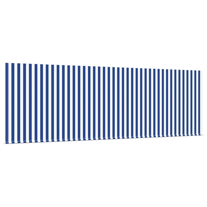 Udtrækkelig markise Blå og Hvid 400 x 200 cm