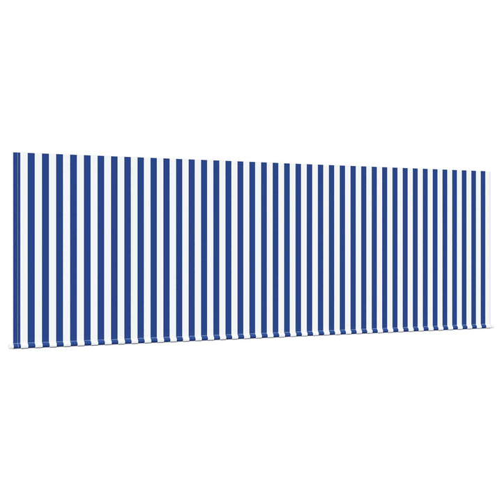 Udtrækkelig markise Blå og Hvid 400 x 200 cm