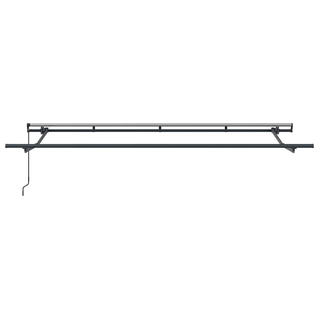 Udtrækkelig markise Blå og Hvid 400 x 200 cm