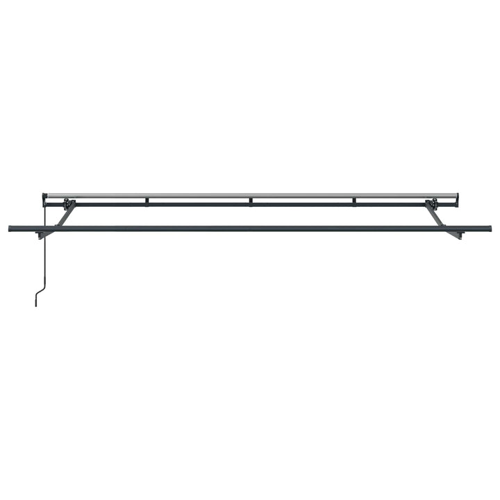 Udtrækkelig markise Blå og Hvid 400 x 200 cm