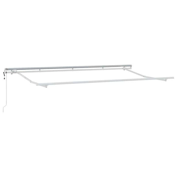Udtrækkelig markise Blå og Hvid 400 x 200 cm