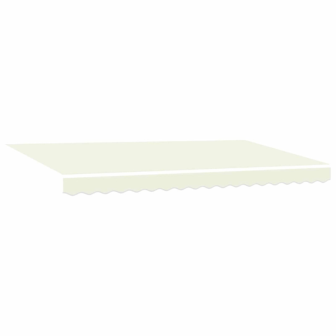 Utrækkelig Markise Creme 400 x 200 cm Polyester og Aluminium