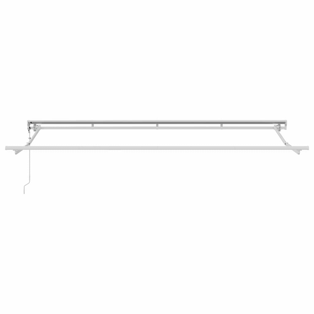 Markiseramme Gul og Hvid 400 x 200 cm