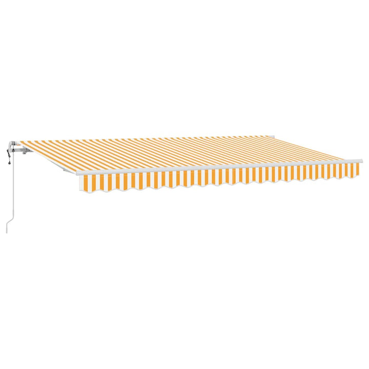 Utrækkelig Markise Gul 400 x 200 cm Stof