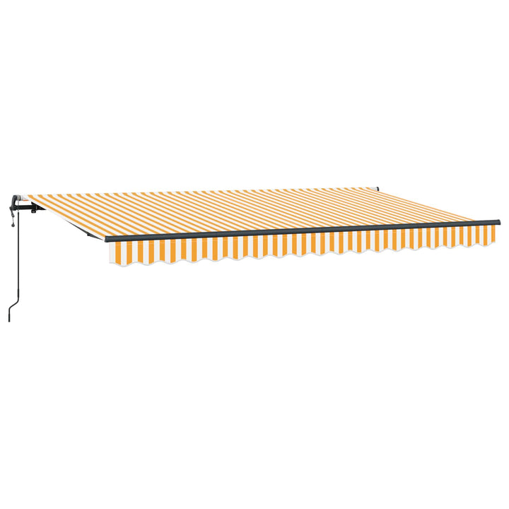 Utrækkelig Markise Gul 400 x 200 cm Stof