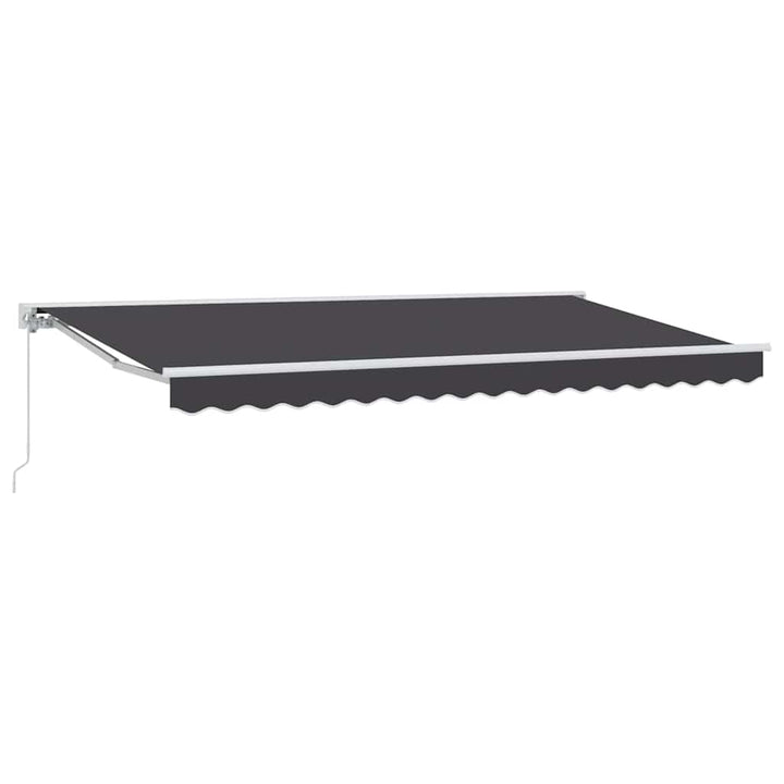 Markiseramme Antracit 400 x 200 cm Polyester med PU belægning