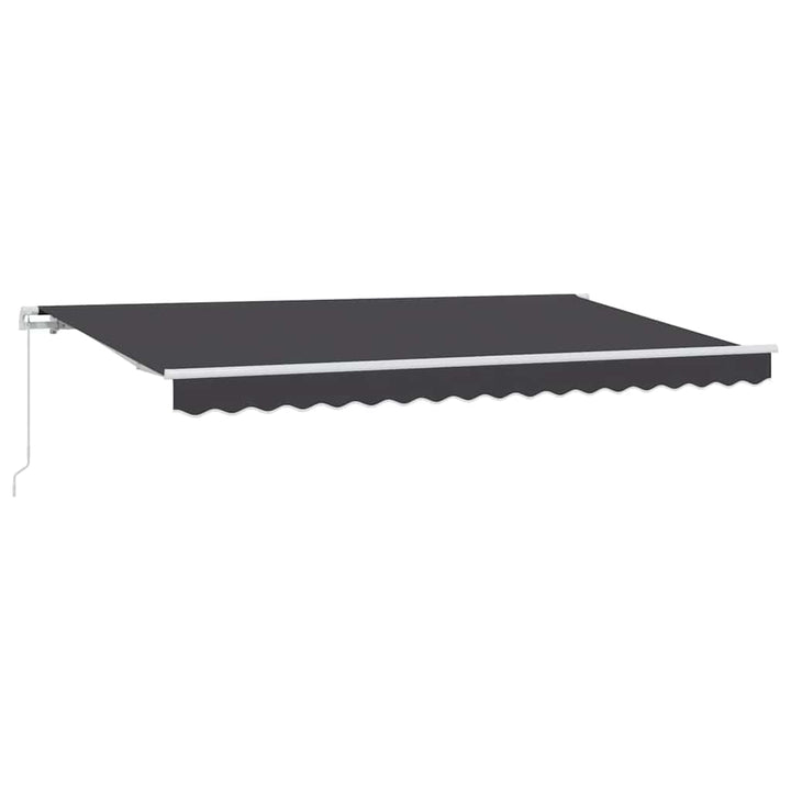 Utrækkelig Markise Antracit 400 x 200 cm Stof