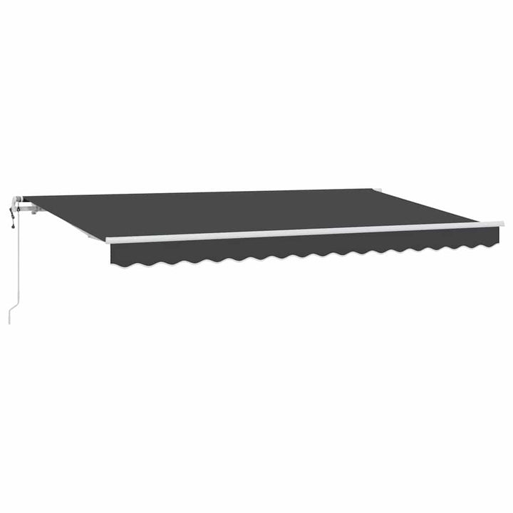 Utrækkelig Markise Antracit 400 x 200 cm Stof