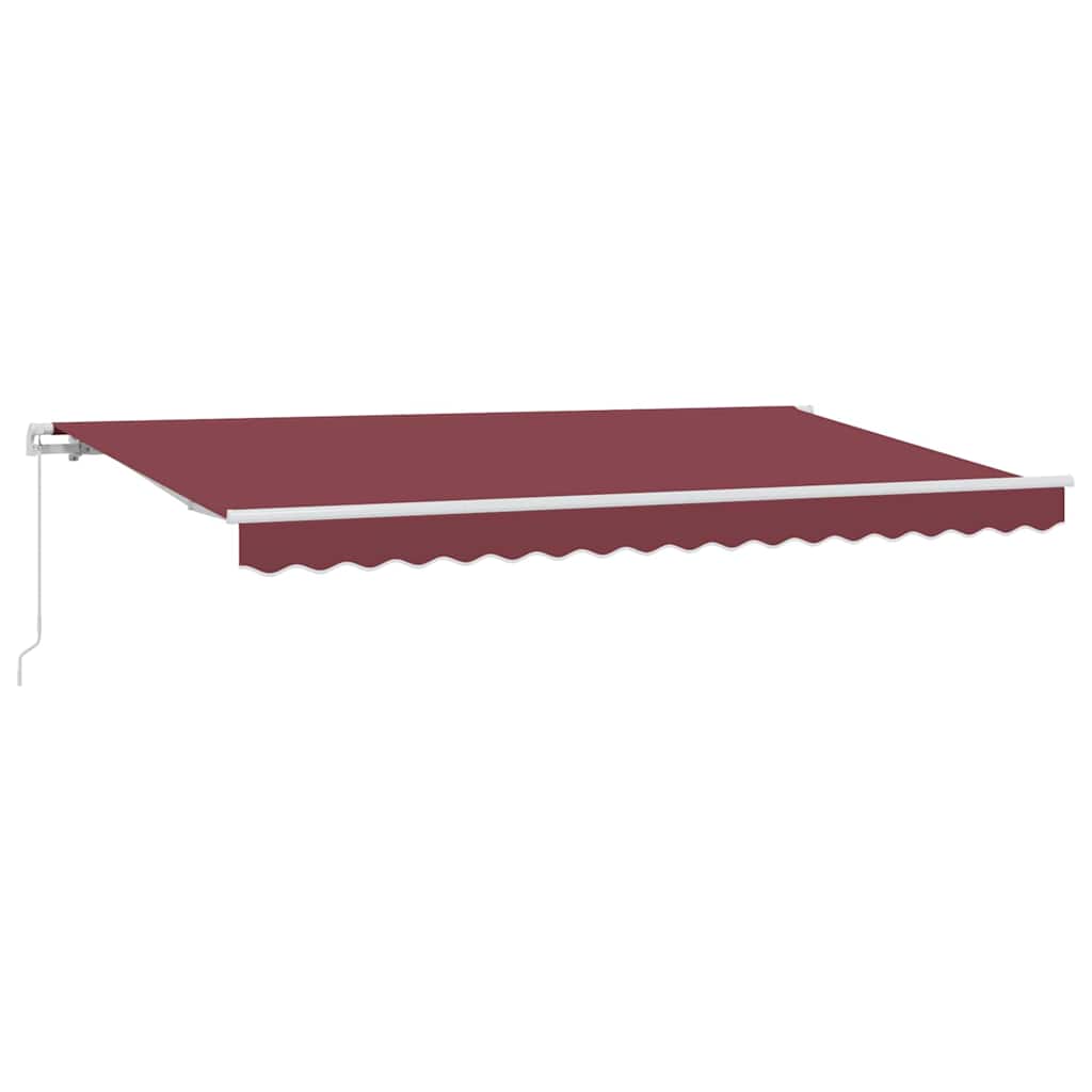 Utrækkelig Markise Bordeaux 400 x 200 cm Stof