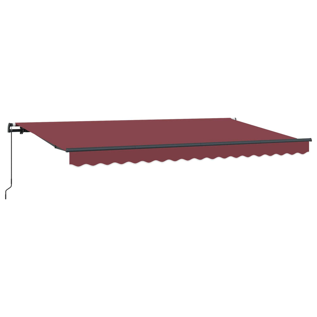 Udtrækkelig markise Bordeaux 400 x 200 cm Stof