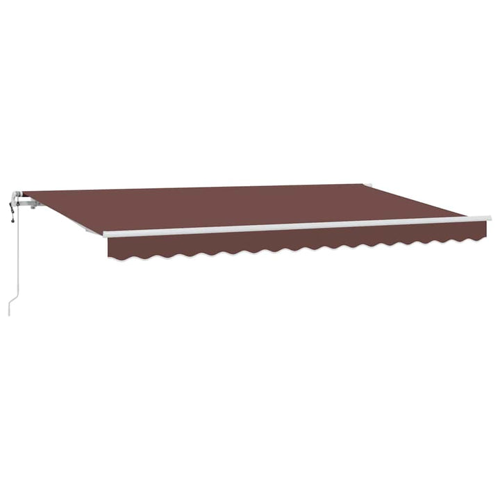 Utrækkelig Markise Brun 400 x 200 cm Stof