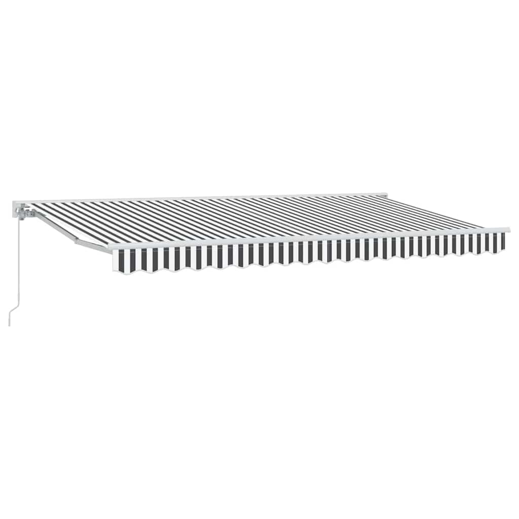 Markiseramme Anthracit og hvid 400 x 200 cm