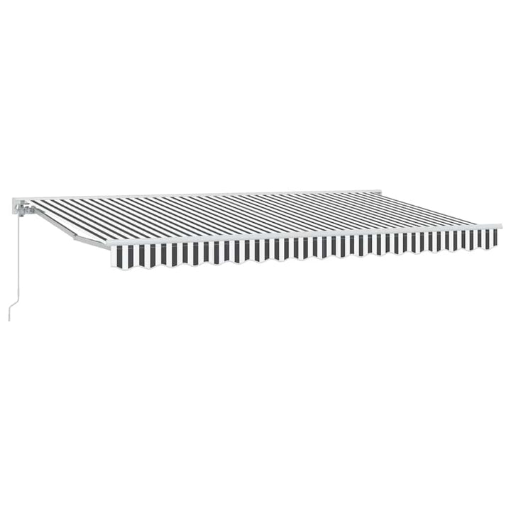 Markiseramme Anthracit og hvid 400 x 200 cm