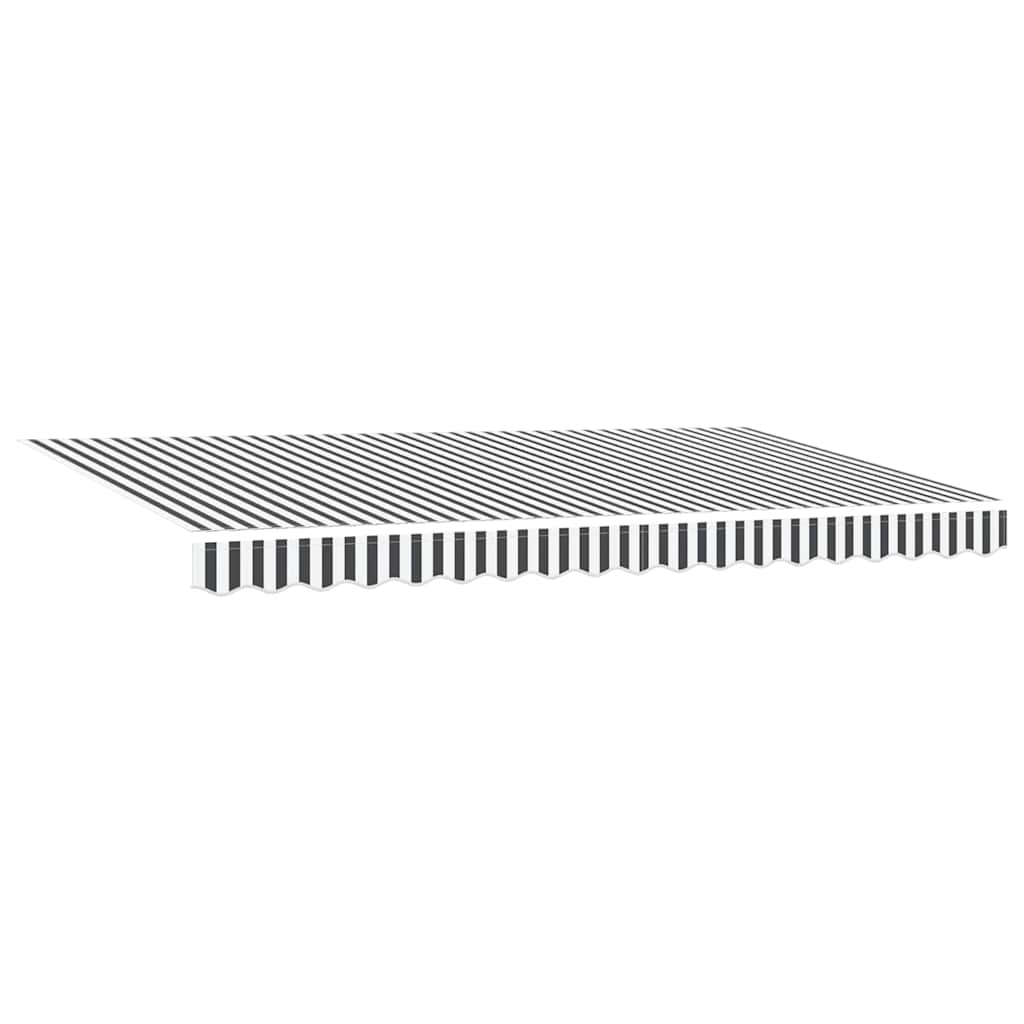 Markiseramme Anthracit og hvid 400 x 200 cm