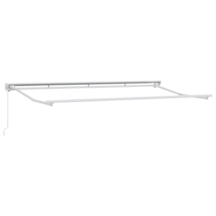 Markiseramme Anthracit og hvid 400 x 200 cm